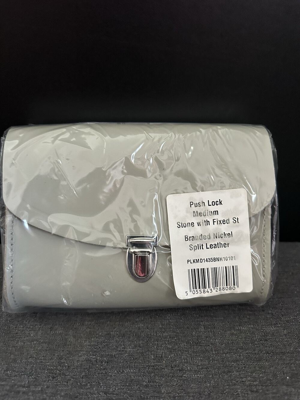 Cambridge Satchel Company Real Leather Bag Gray NWT Sealed Handmade Great Britai